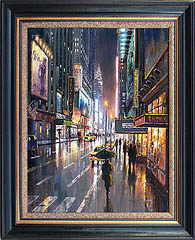 Bob Pejman 42nd Street East Original Oil